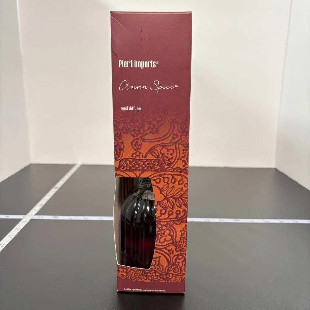 Pier1 Imports Unisex Reed Diffuser 10oz Asian Spice Clove Vetiver Patchouli Musk